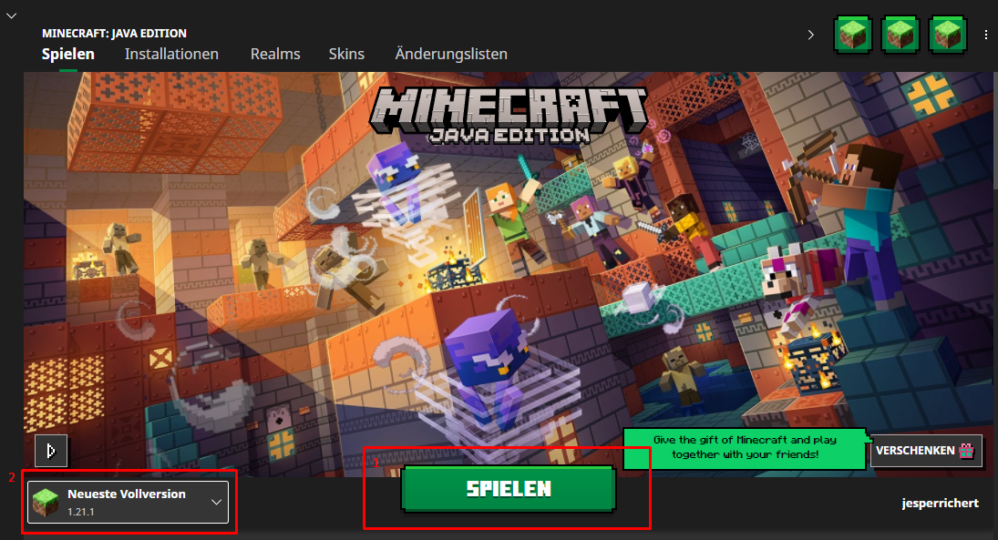 Open the Minecraft Launcher